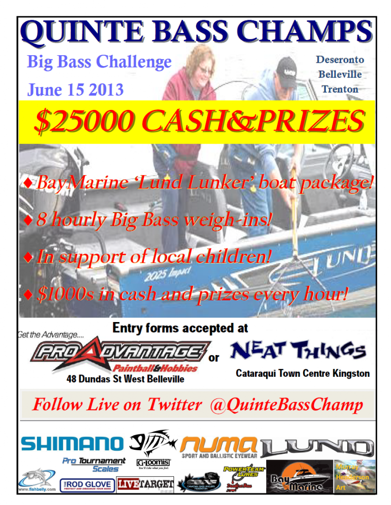 Quinte Bass Champs Entry Form General Fishing Discussion Ontario